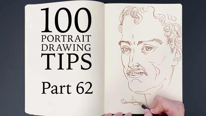 100 Portrait Drawing Tips - Life Drawing Academy