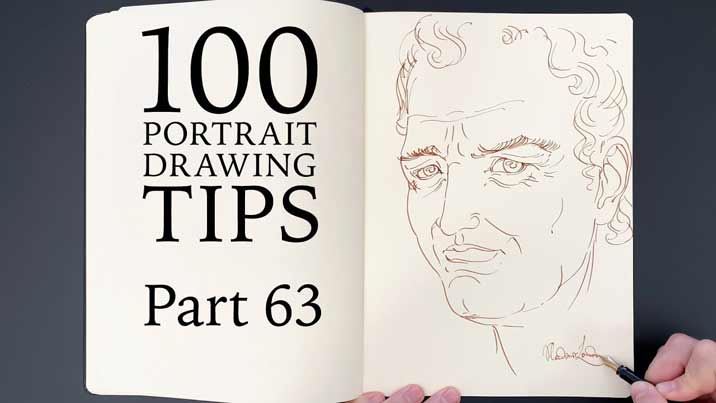 100 Portrait Drawing Tips - Life Drawing Academy