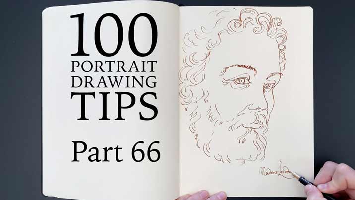 100 Portrait Drawing Tips - Life Drawing Academy