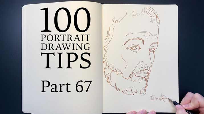 100 Portrait Drawing Tips - Life Drawing Academy