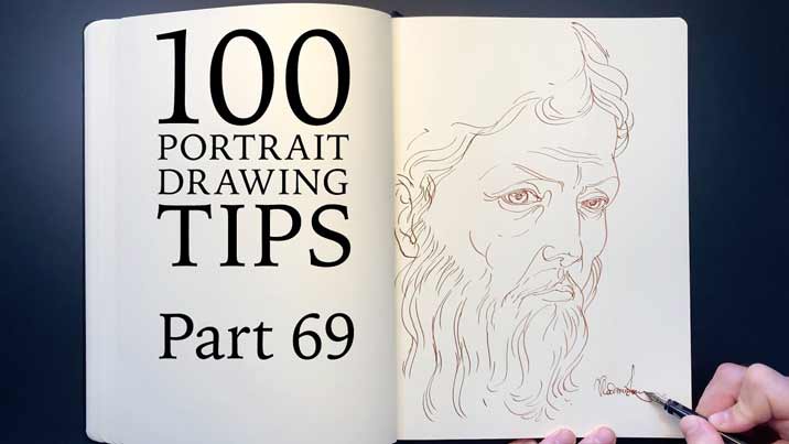 100 Portrait Drawing Tips - Life Drawing Academy