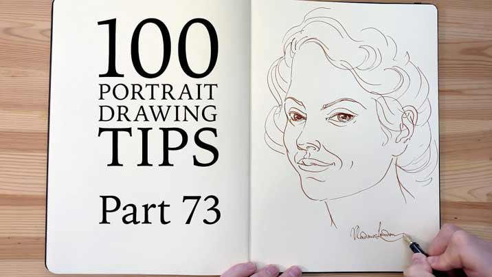 100 Portrait Drawing Tips - Life Drawing Academy