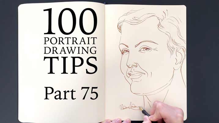 100 Portrait Drawing Tips - Life Drawing Academy