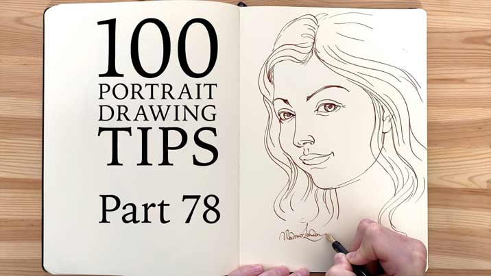 100 Portrait Drawing Tips - Life Drawing Academy