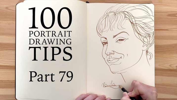 100 Portrait Drawing Tips - Life Drawing Academy