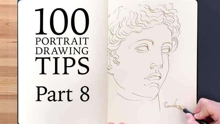 100 Portrait Drawing Tips - Life Drawing Academy