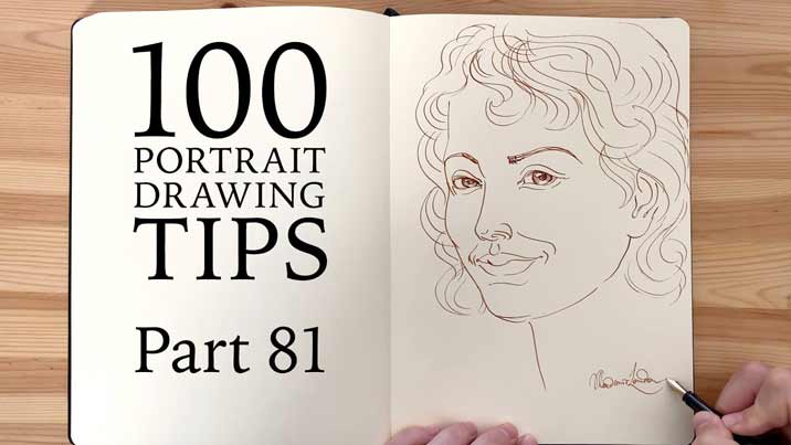 100 Portrait Drawing Tips - Life Drawing Academy