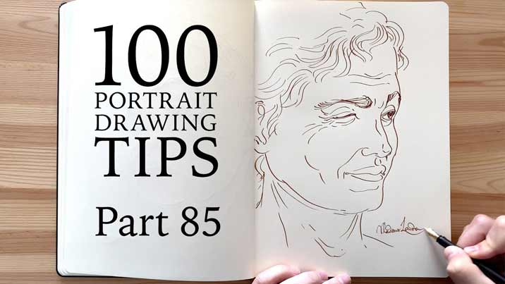 100 Portrait Drawing Tips - Life Drawing Academy