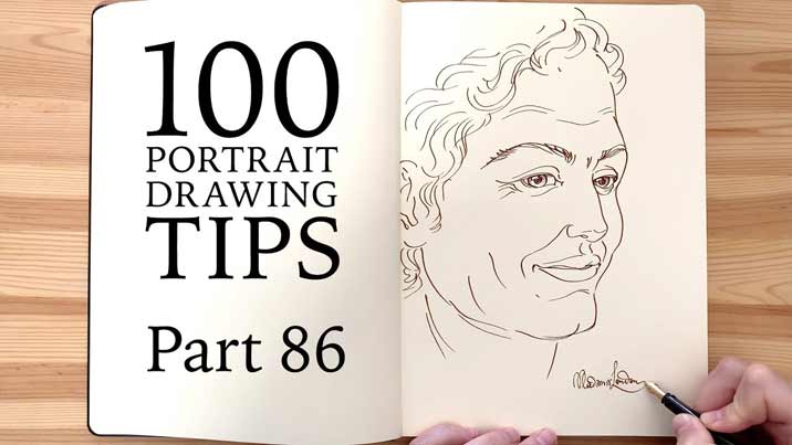 100 Portrait Drawing Tips - Life Drawing Academy