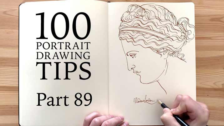 100 Portrait Drawing Tips - Life Drawing Academy