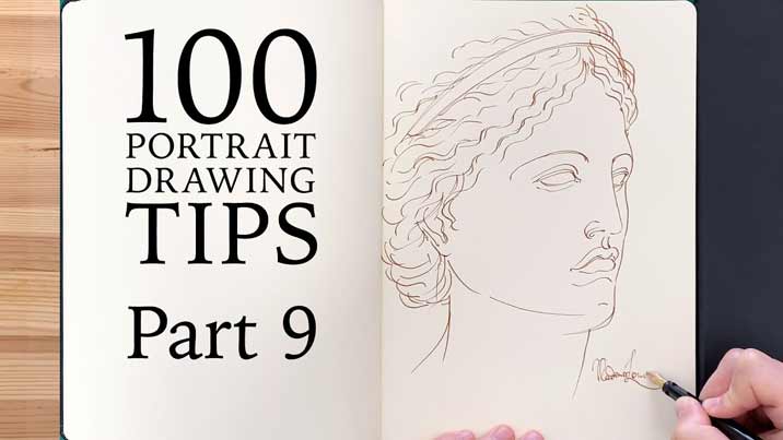 100 Portrait Drawing Tips - Life Drawing Academy