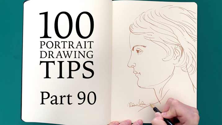 100 Portrait Drawing Tips - Life Drawing Academy