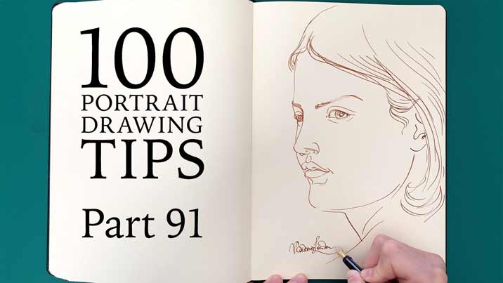 100 Portrait Drawing Tips - Life Drawing Academy