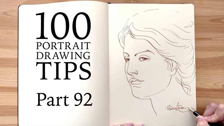 100 Portrait Drawing Tips - Life Drawing Academy