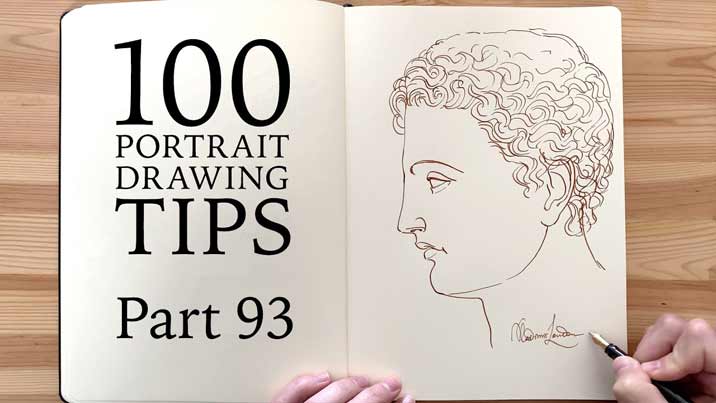 100 Portrait Drawing Tips - Life Drawing Academy