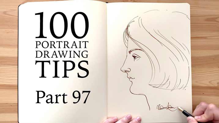 100 Portrait Drawing Tips - Life Drawing Academy