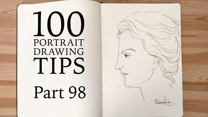 100 Portrait Drawing Tips - Life Drawing Academy