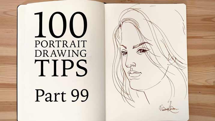 100 Portrait Drawing Tips - Life Drawing Academy