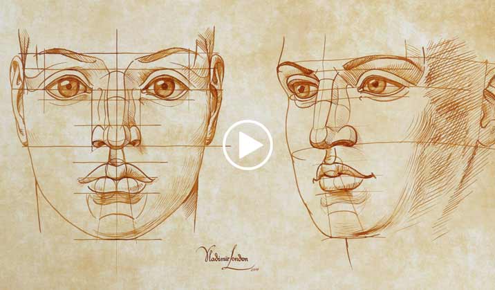 Why you need constructive drawing to draw portraits - Life Drawing Academy