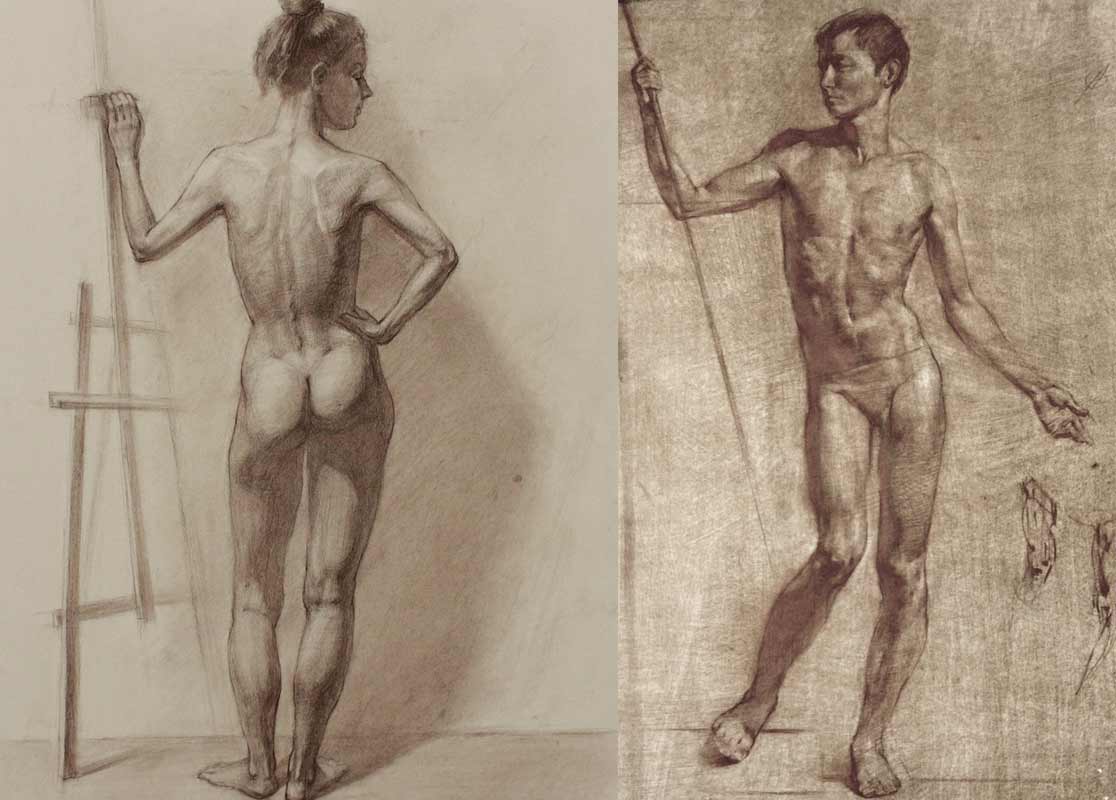 Life Drawing Academy Strudents Gallery